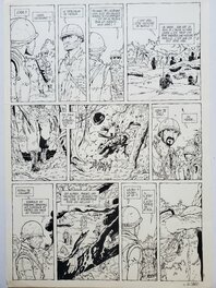 Erwan Le Saëc - LES ENRAGES   T3 CHINOOK BLUES - Planche originale