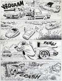 Tibet - Tibet - Ric Hochet - L'épée sur la gorge - page 32 - planche originale - comic art - Comic Strip