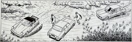 Tibet - Ric Hochet - L'épée sur la gorge - page 32 - planche originale - comic art d1 Tibet - Ric Hochet - L'épée sur la gorge - page 32 - planche originale - comic art d1