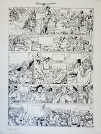 Ersel - LES PIONNIERS DU NOUVEAU MONDE   T18 LE GRAND RENDEZ-VOUS - Planche originale
