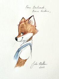 Julie MELLAN : Dédicace dans Léonard le renard