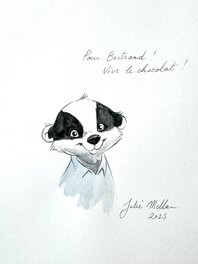 Julie MELLAN : Dédicace dans Léonard le renard