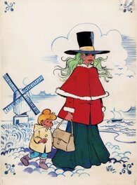 Will - 1986 - Isabelle et Calendula : L'envoutement de Népenthès - Illustration originale