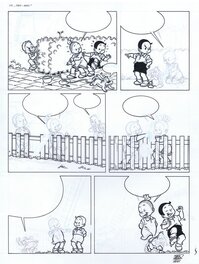 Dick Heins - Klein Suske en Wiske pagina opzet - Planche originale