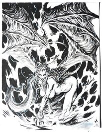Cyril Pontet - Succubus - Illustration originale