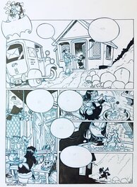 Planche originale - McDuck in Love