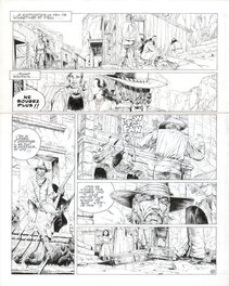 Michel Blanc-Dumont - Silver canyon - Planche originale