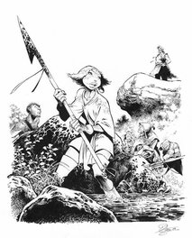 David Etien - T10 - Kryll - Couverture (1ère version inédite) - Original Cover