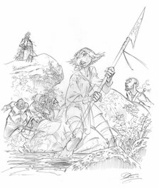 Version crayonnée (verso)