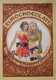 Cristina Fabris - EuroChocolate - Illustration originale
