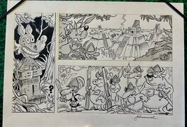 Lupo Alberto - demi planche Lupo Alberto magasine n’36