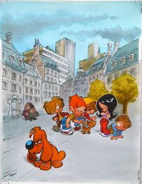 Laurent Verron - Boule et Bill - Couverture du Journal Spirou - Original Cover