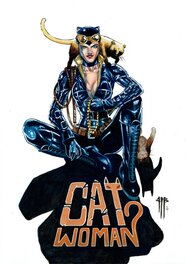Philippe Bringel - Catwoman - Illustration originale