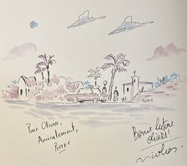 Dédicace de Pierre Lecrenier