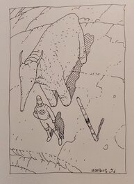 Moebius - Folles perspectives - Original Illustration