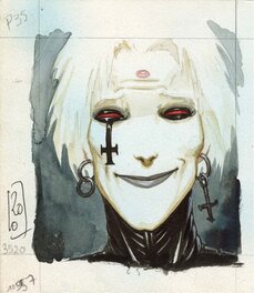 Olivier Ledroit - Olivier Ledroit - Requiem Chevalier Vampire - Planche originale