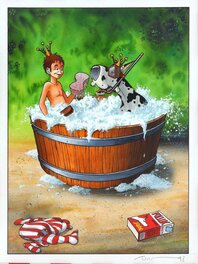 Turf - La nef des fous - Le petit Roy - Illustration originale