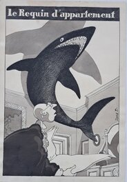 David B. - Le Requin d'appartement - Planche originale