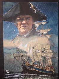 Le henanff Fabrice - Illustration originale couleur aquarelle - Illustration originale