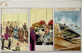 Don Lawrence - Trigie - Laatste uur voor Elektron - Planche originale