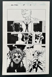Frank Quitely - New X-MEN #115 page 17 Marvel Comics Wolverine, Cassandra Nova 2001 - Planche originale
