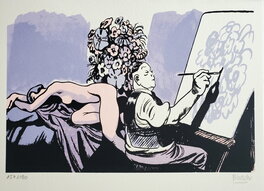 Ex-Libris Sérigraphie BARBIER 26,9 x 20