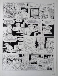 Luc Cromheecke - Tom Carbone "Agiter avant l'emploi" Page 20 - Planche originale