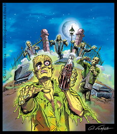 Gil Formosa - Coca COLA Publicité - Illustration originale