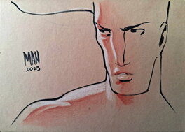 Manolo Carot - Illustration "El Boxeador" - Planche originale