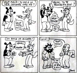 Jean-Yves Duhoo - Placid et Muzo - Planche originale