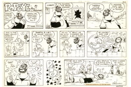 Bud Sagendorf - Popeye - Planche originale
