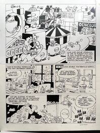 Luc Cromheecke - Tom Carbone "Luna Toys" - Int.1 Glénat - Page 125 - Planche originale