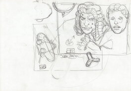 Juan Giménez - Étude 7 - Illustration originale