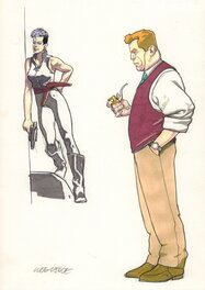 Tanino Liberatore - L'enquête - Illustration originale