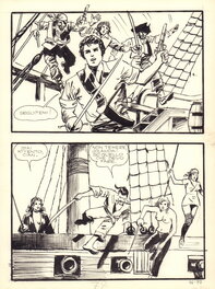 Milo Manara - Jolanda 46-77 - Planche originale