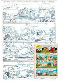 Planche avec page publiée (Allemagne)