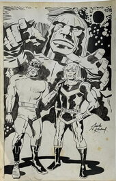 Jack Kirby - Les Eternels - Planche originale