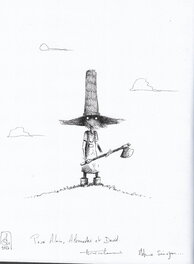 Dédicace sur l'album L'épouvantail