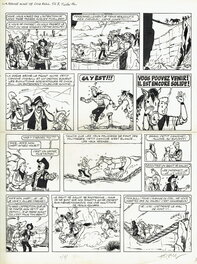 Tibet - 1957 - Chick Bill : la Bonne Mine de Dog Bull - Planche originale