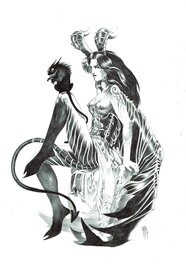 Philippe Bringel - Démone - Illustration originale
