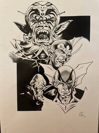 Ivan Calcaterra - Re Vega, Gandal, Zuril e Hydargos - Original Illustration