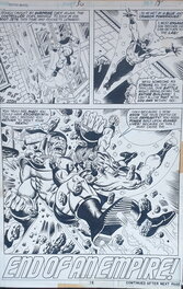 Jim Starlin - Captain Marvel - Planche originale
