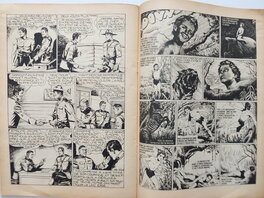 Planche de Fin de THUNDER JACK ! .... , et Début de DANN par André Rey . Planche de Fin de THUNDER JACK ! .... , et Début de DANN par André Rey .
