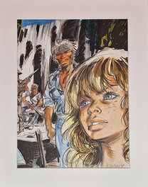 Dany - Couv. non retenue de l'album "Caro" - Couverture originale