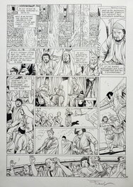 Ersel - LA MEMOIRE D'ABRAHAM   T1 LES CHEMINS DE L'EXIL - Planche originale