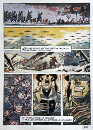 Gilles Cazaux - Heavy METAL –  » To all the children « – Planche originale – Page 1 – Gilles Cazaux – Boris Vian - Planche originale