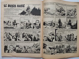 Le RANCH HANTÉ par Bertrand Charlas , ( Scénario de L'Atelier Chott ) , sur 9 Planches Originales . Le RANCH HANTÉ par Bertrand Charlas , ( Scénario de L'Atelier Chott ) , sur 9 Planches Originales .