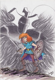 Philippe Luguy - Percevan MENACE - Illustration originale