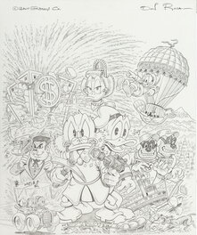 Don Rosa - UNCLE SCROOGE & DONALD DUCK - Couverture originale