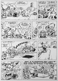 Laurent Verron - 2015 - Boule et Bill : Flair de Cocker - Planche originale